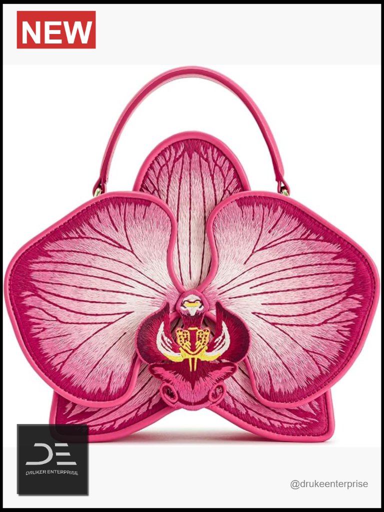 Vegan Leather Flower Shaped Top Handle Bag With Crossbody Strap